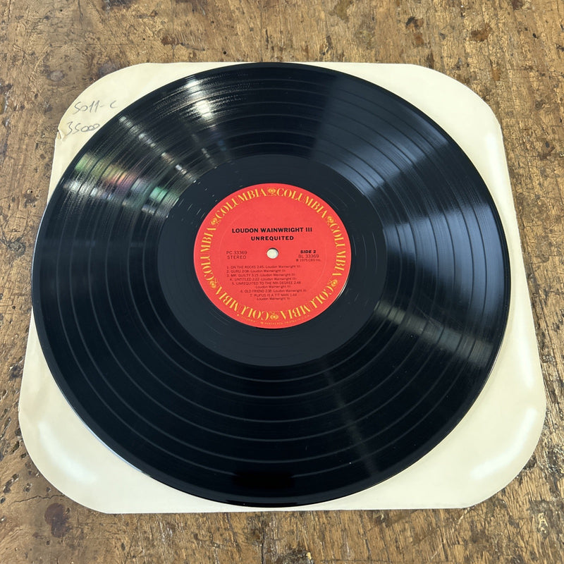 LP Loudon Wainwright III - Unrequited PC 33369 1975 Country Blues Folk Rock Pop