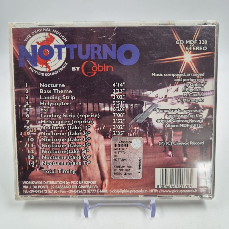 CD NOTTURNO The Original Motion Picture Soundtrack CD MDF 320 Ost