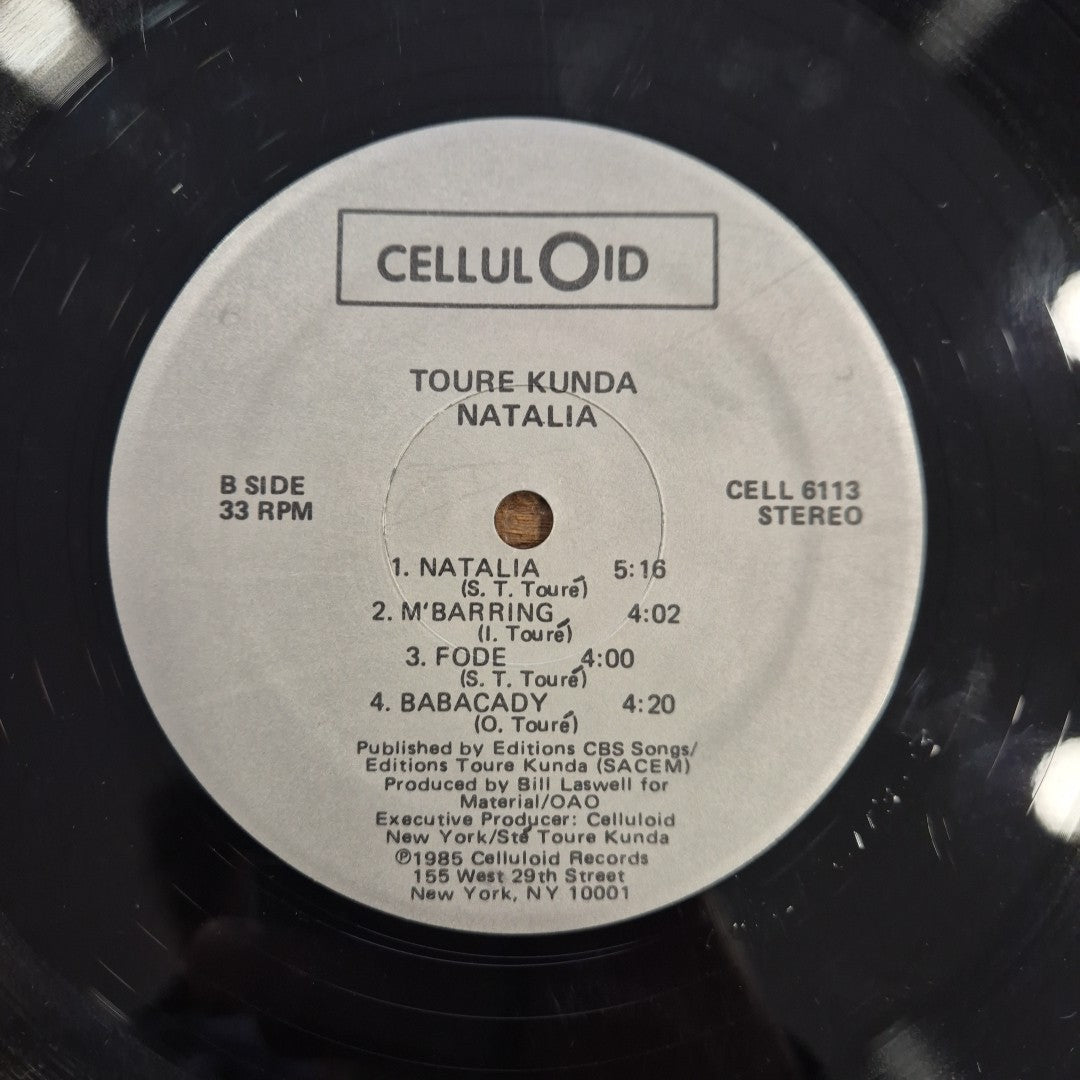 LP Toure Kunda - Natalia CELL 6113 USA 1985 Musica African Vinile 12