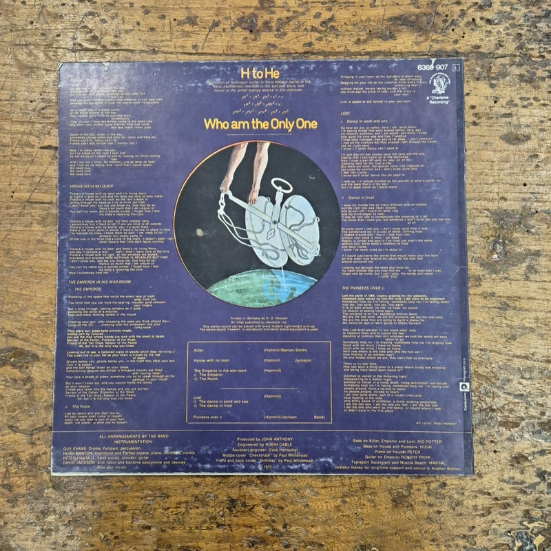 LP Van Der Graaf Generator - H To He Who Am The Only One 6369 907 Garage Vinile