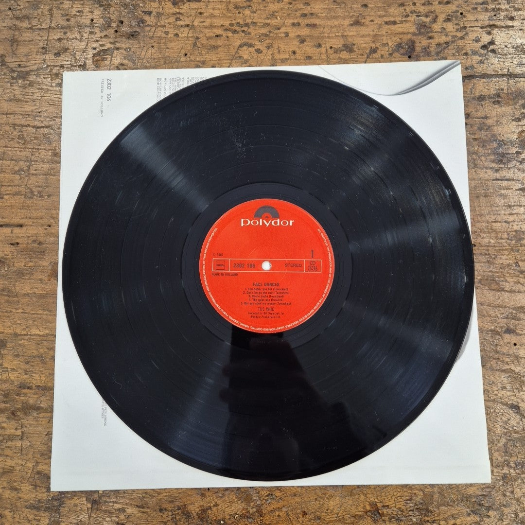 LP The Who - Face Dances 2302 106 Polydor Hollans 1981 Musica Vinile Rock