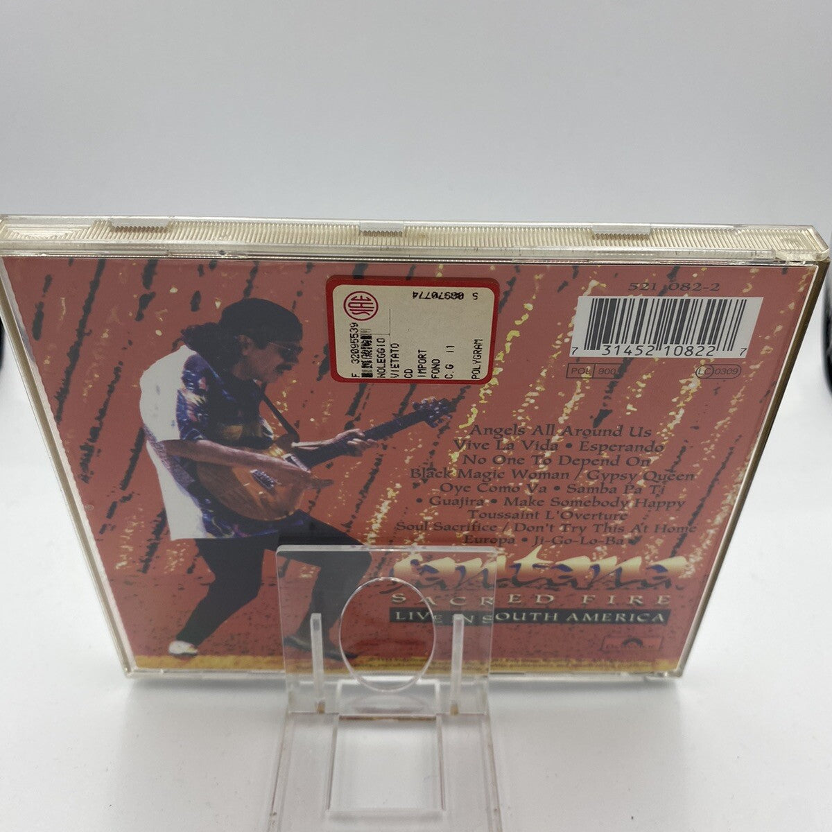 CD Santana – Sacred Fire (Live In South America) Rock Blues 1993