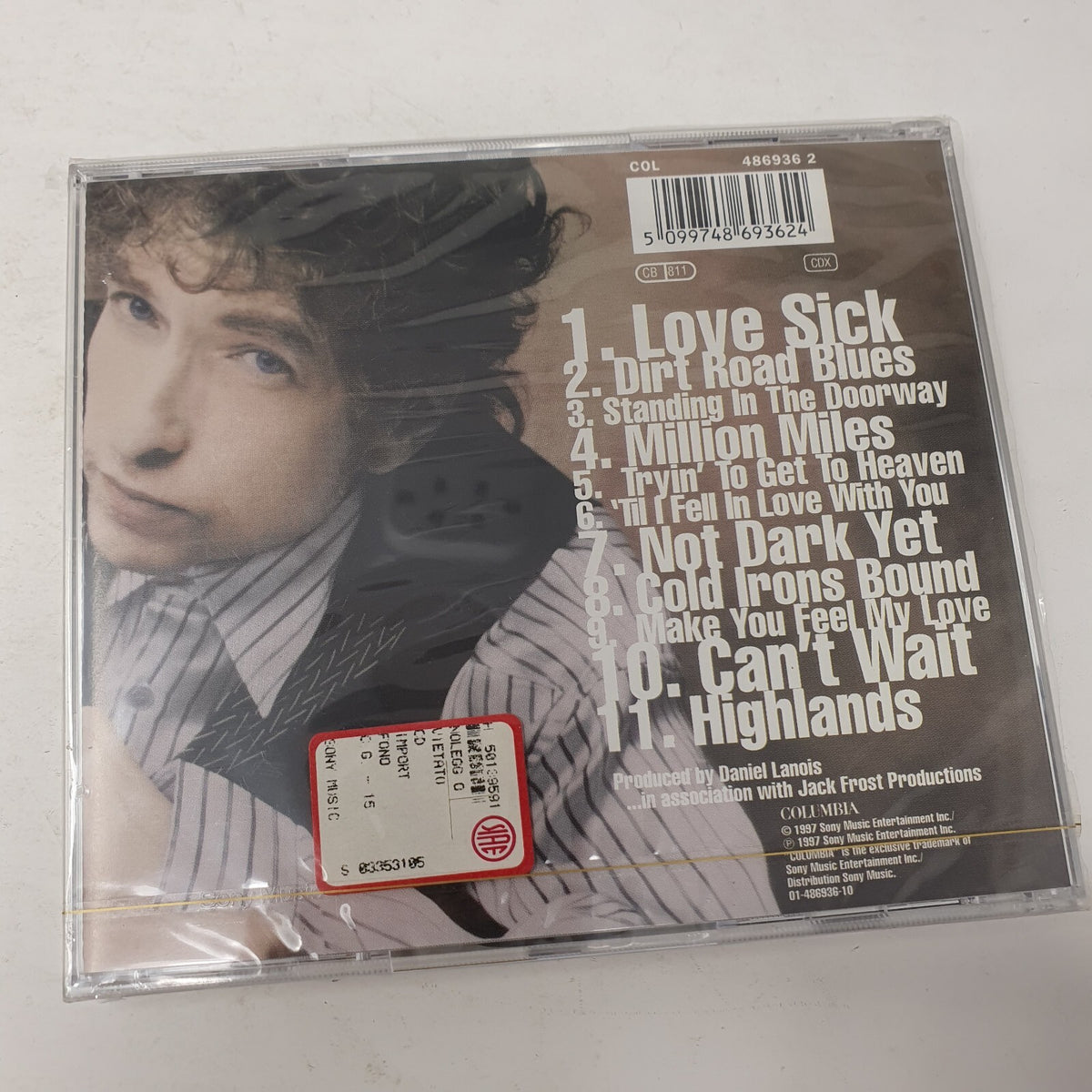 CD Bob Dylan – Time Out Of Mind Columbia – 486936 2, Sealed