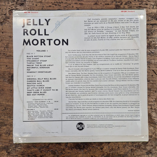 LP Jelly Roll Morton - Vol. 1 430.268 Made In France musica JAZZ Vinile 12