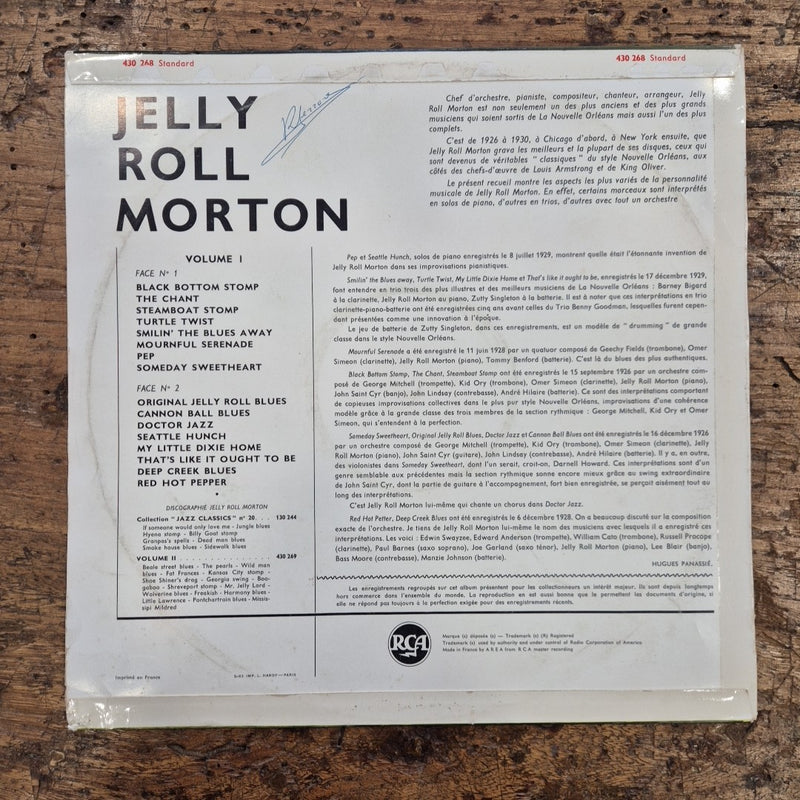 LP Jelly Roll Morton - Vol. 1 430.268 Made In France musica JAZZ Vinile 12