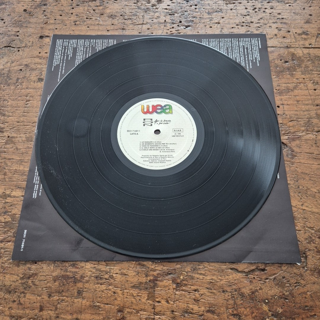 LP Ron - Apri Le Braccia E Poi Vola 9031 71491 Italy 1982 Musica Italiana Vinile