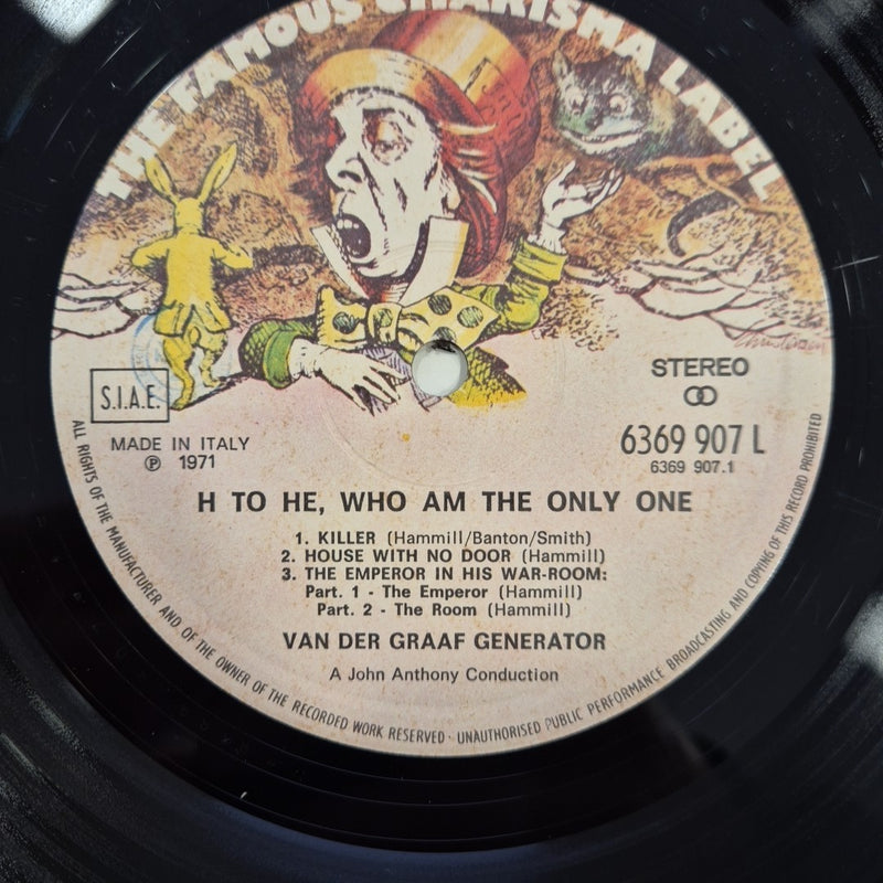 LP Van Der Graaf Generator - H To He Who Am The Only One 6369 907 Garage Vinile