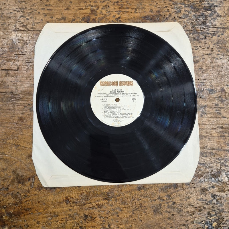 LP Gregg Allman - Laid Black CP 0116 Made In Usa 1973 Musica Rock Vinile