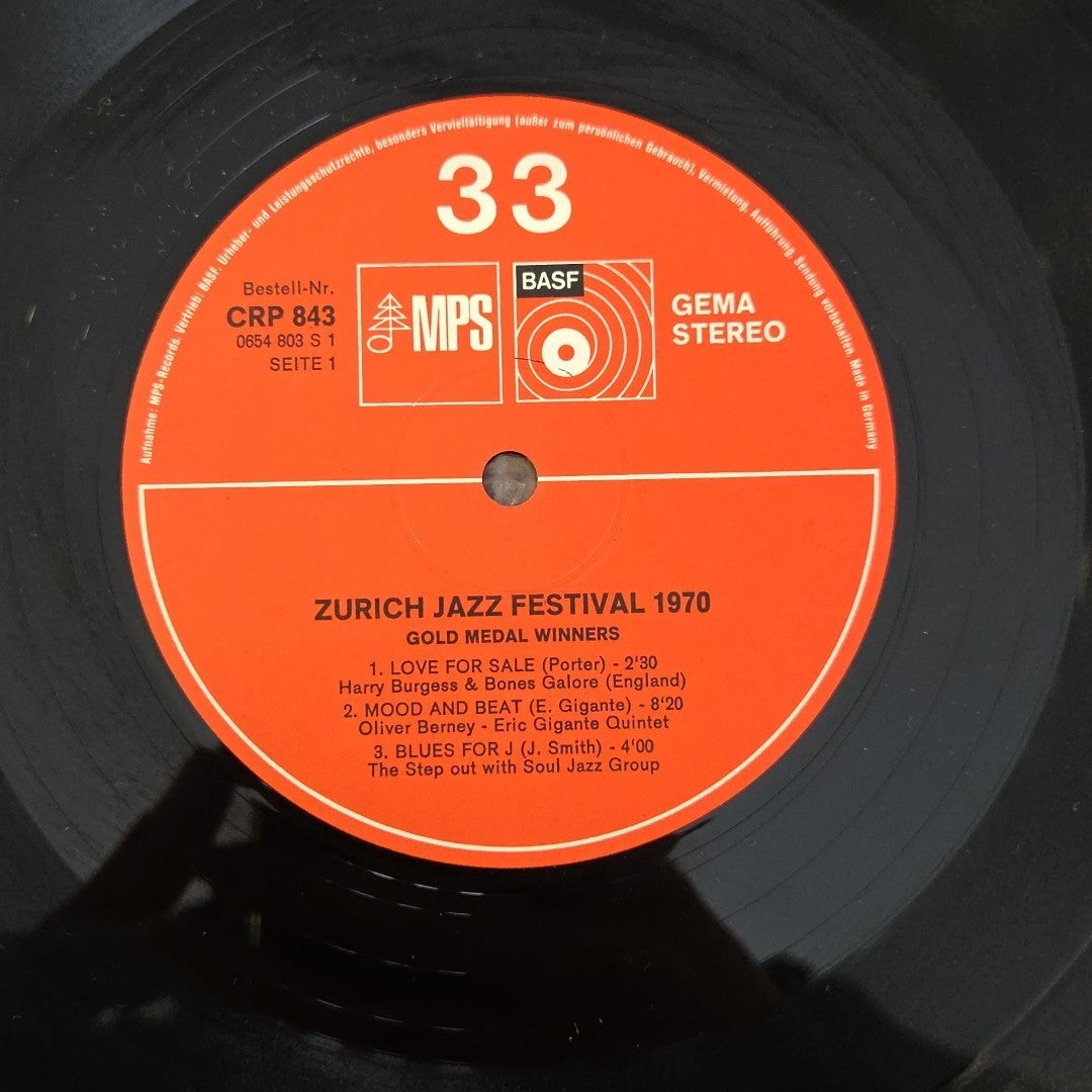 LP Various - Jazz Festival Zurich CRP 843 Gatefold Made In Germany Jazz Music