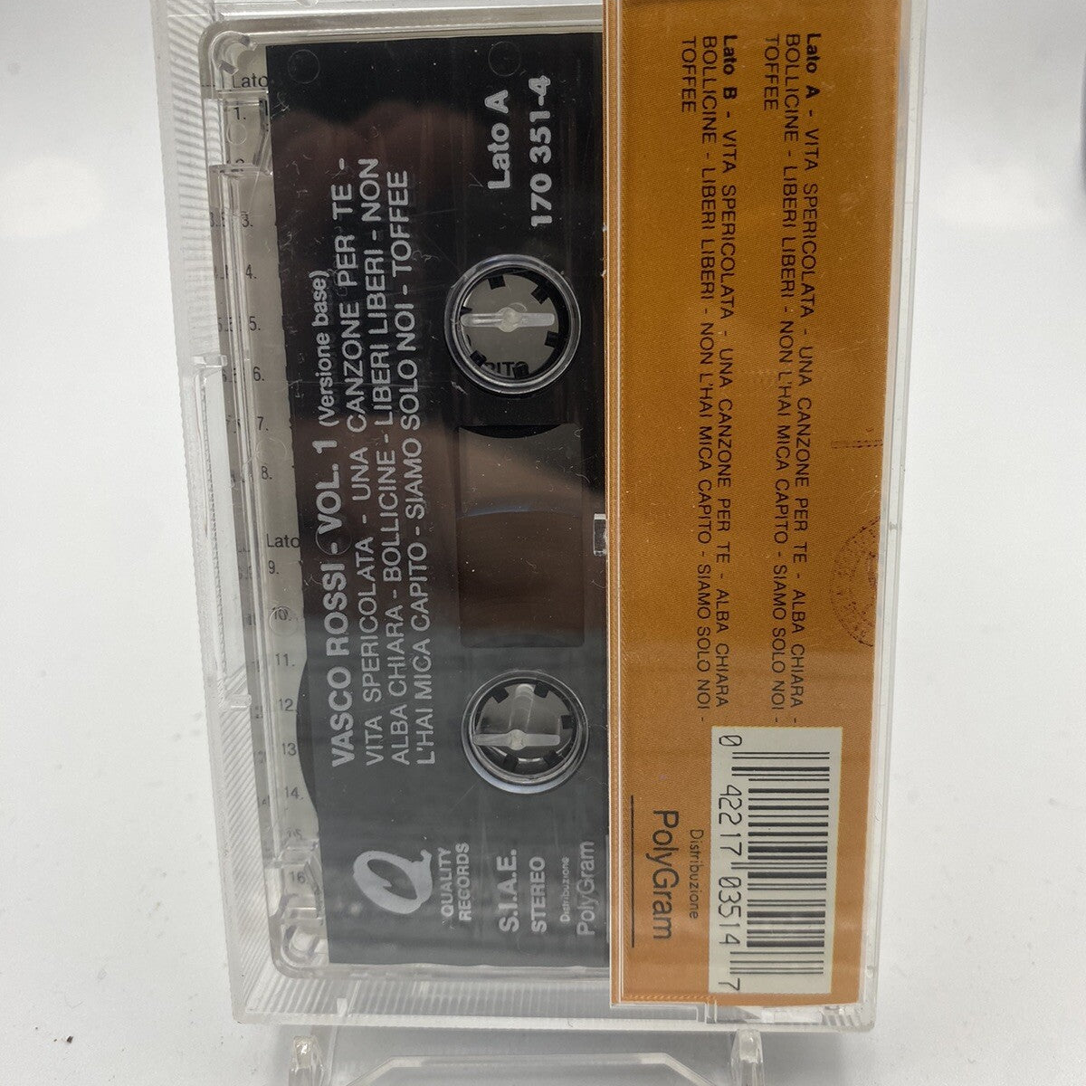 MUSICASSETTA Tape VG Karaoke Basi Musicali Vasco Rossi