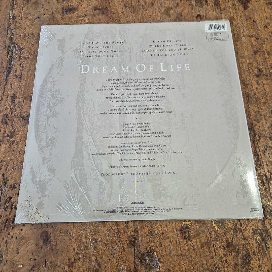 LP SIGILLATO Patti Smith - Dream Of Life 209 171 Italy 1988 Musica Pop Rock 12