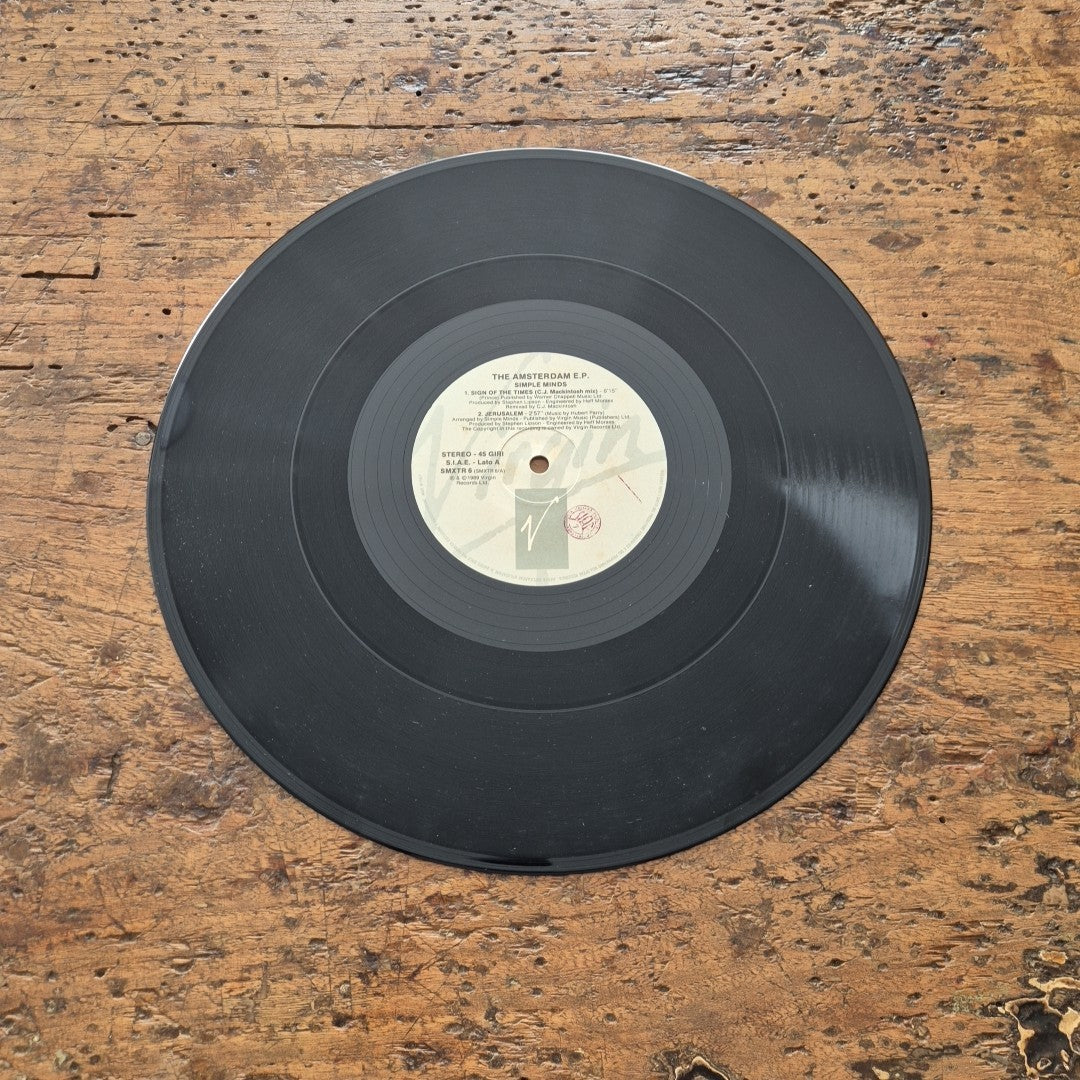 LP Simple Minds - The Amsterdam E.P. SMXTR 6 Musica Pop Rock Vinile 1986