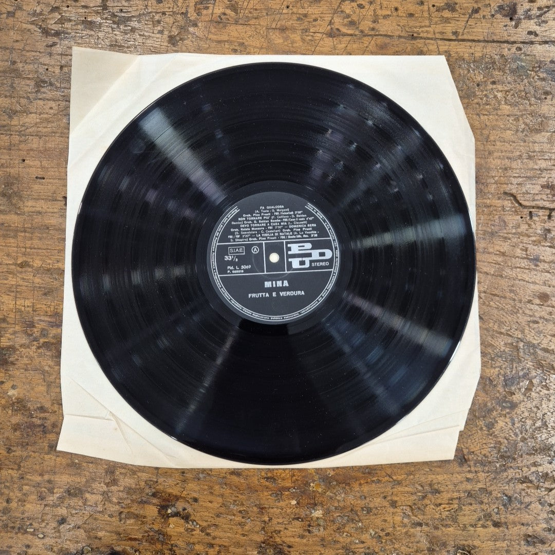 LP Mina Frutta E Verdura Pld. L 5069 Chanson Vocal Vinile Pop 12
