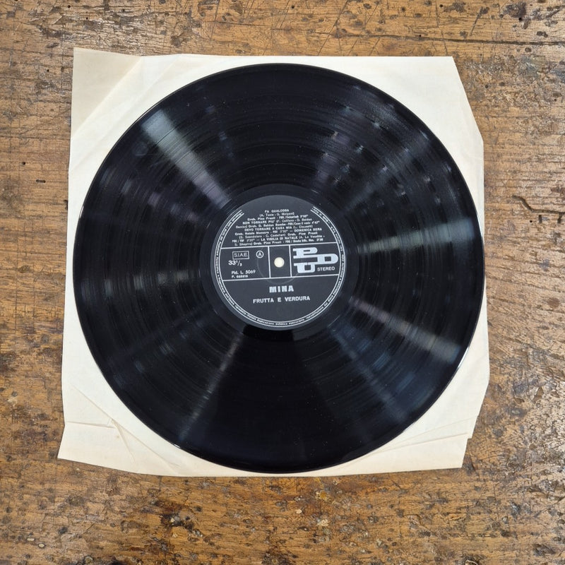 LP Mina Frutta E Verdura Pld. L 5069 Chanson Vocal Vinile Pop 12