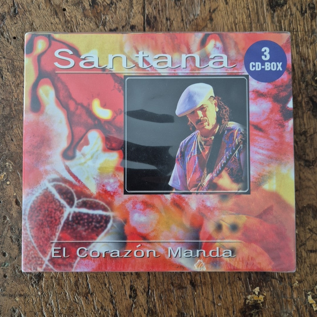 CD Santana - El Corazon Manda 3 CD-BOX SET Cofanetto Sigillato Sealed