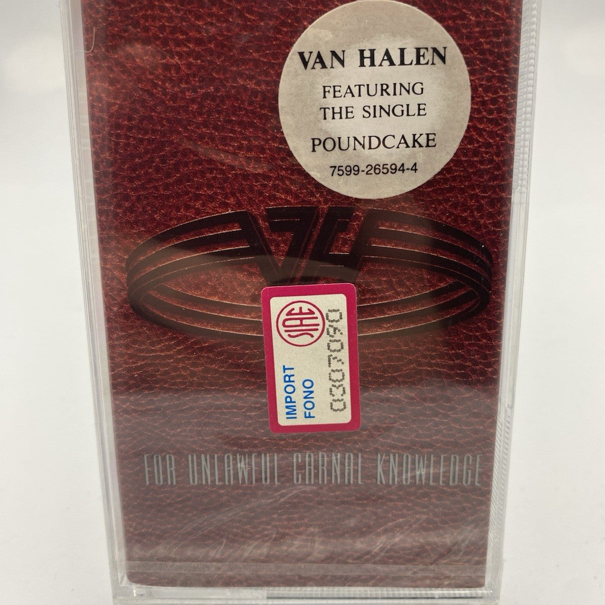MUSICASSETTA Tape SS Van Halen – For Unlawful Carnal Knowledge Rock Sigillata