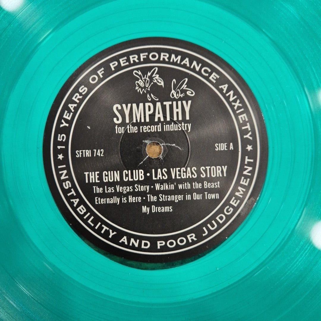 LP The Gun Club - Las Vegas Story SFTRI 742 Green Rock Alternative Vinile