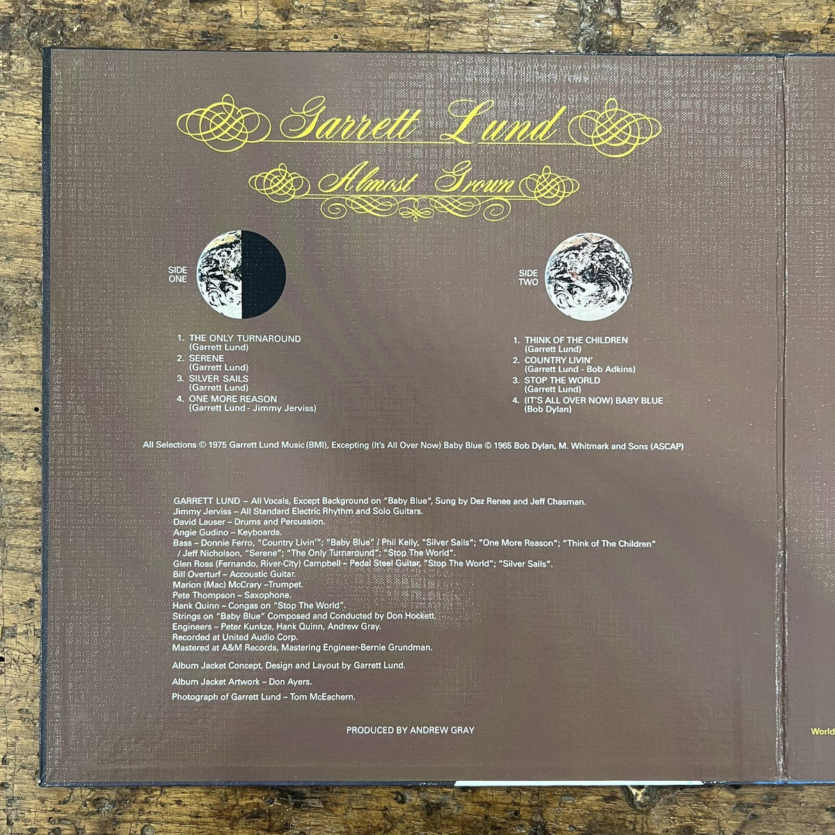 LP Rock Garrett Lund – Almost Grown Rock Germany 2000