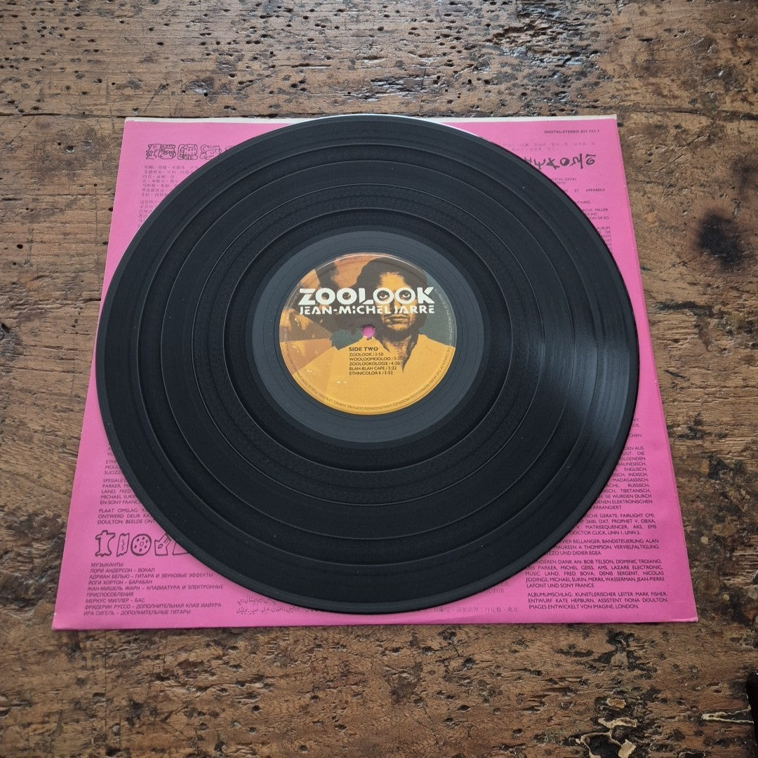 LP Jean Michel Jarre - Zoolook 823 763-1 Musica Rock Pop Polydor Vinile