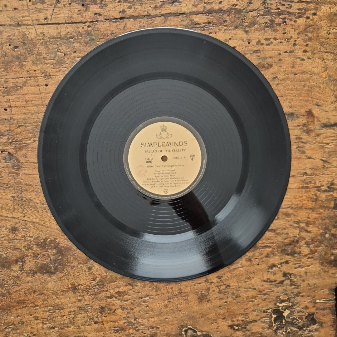 LP Simple Minds - Ballad Of The Streets SMXT 3 Musica Pop Rock Vinile