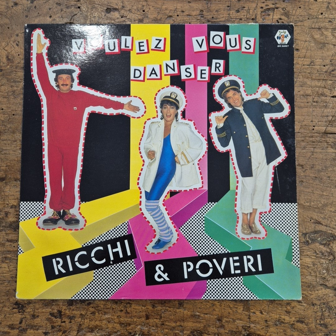 LP Ricchi E Poveri Voulez Vous Danser BR 56057 ITALY 1983 Musica Italiana Pop