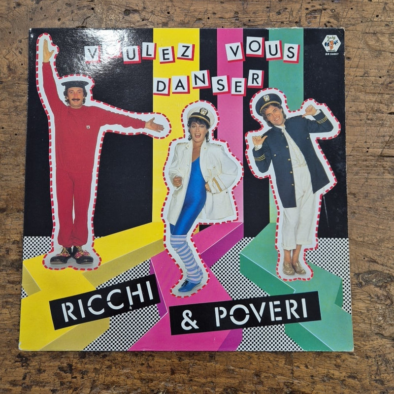 LP Ricchi E Poveri Voulez Vous Danser BR 56057 ITALY 1983 Musica Italiana Pop