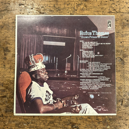 LP Rufus Thomas Crown Prince Of Dance 2325 113 Italy 1973 Funk Soul Disco Vinile
