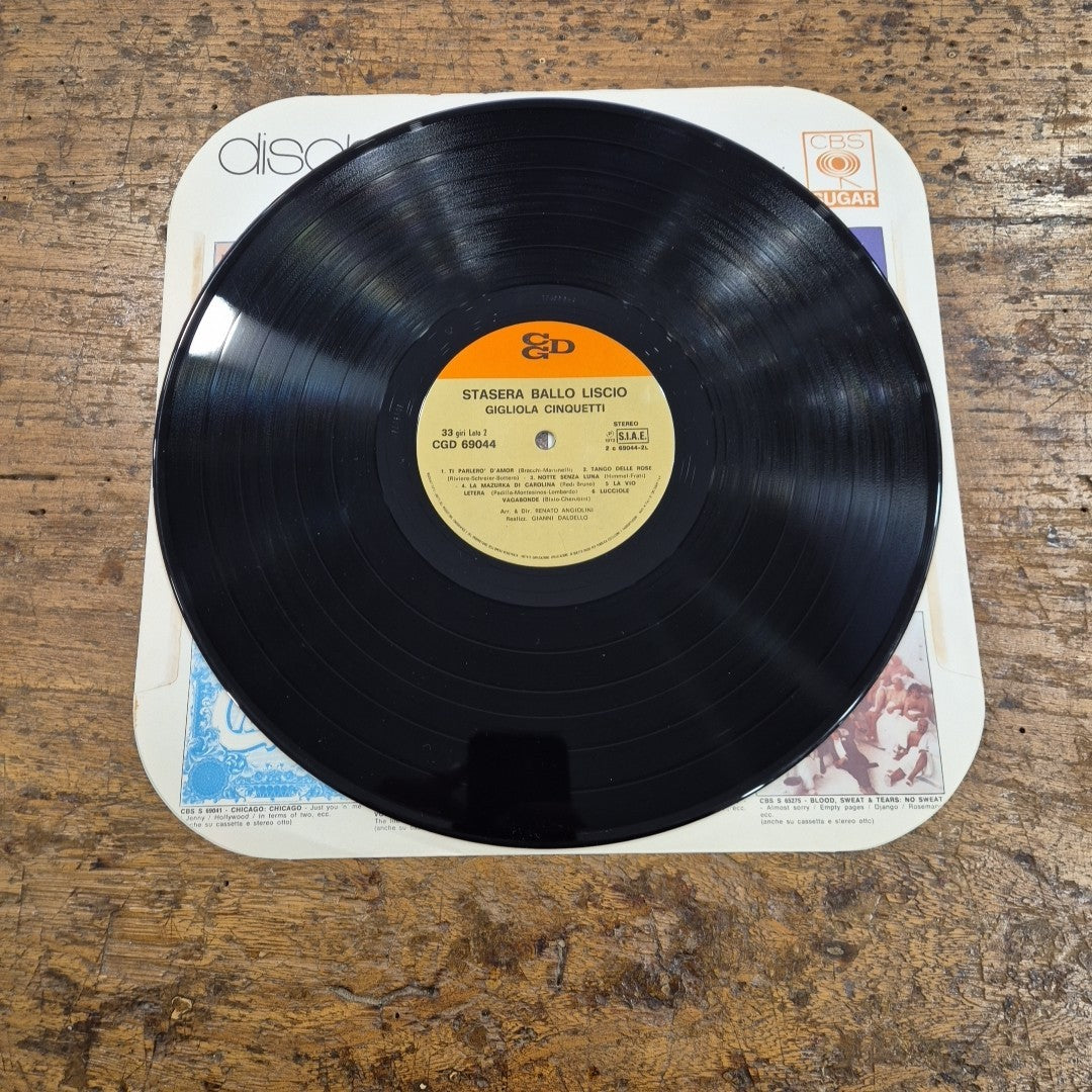 LP Gigliola Cinquetti Stasera Ballo Liscio CGD 69044 Musica Italiana Vinile 12