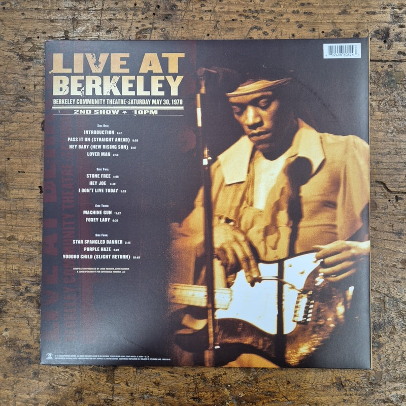LP The Jimi Hendrix Experience - Live At Berkeley B0001159-01 Psychedelic Rock