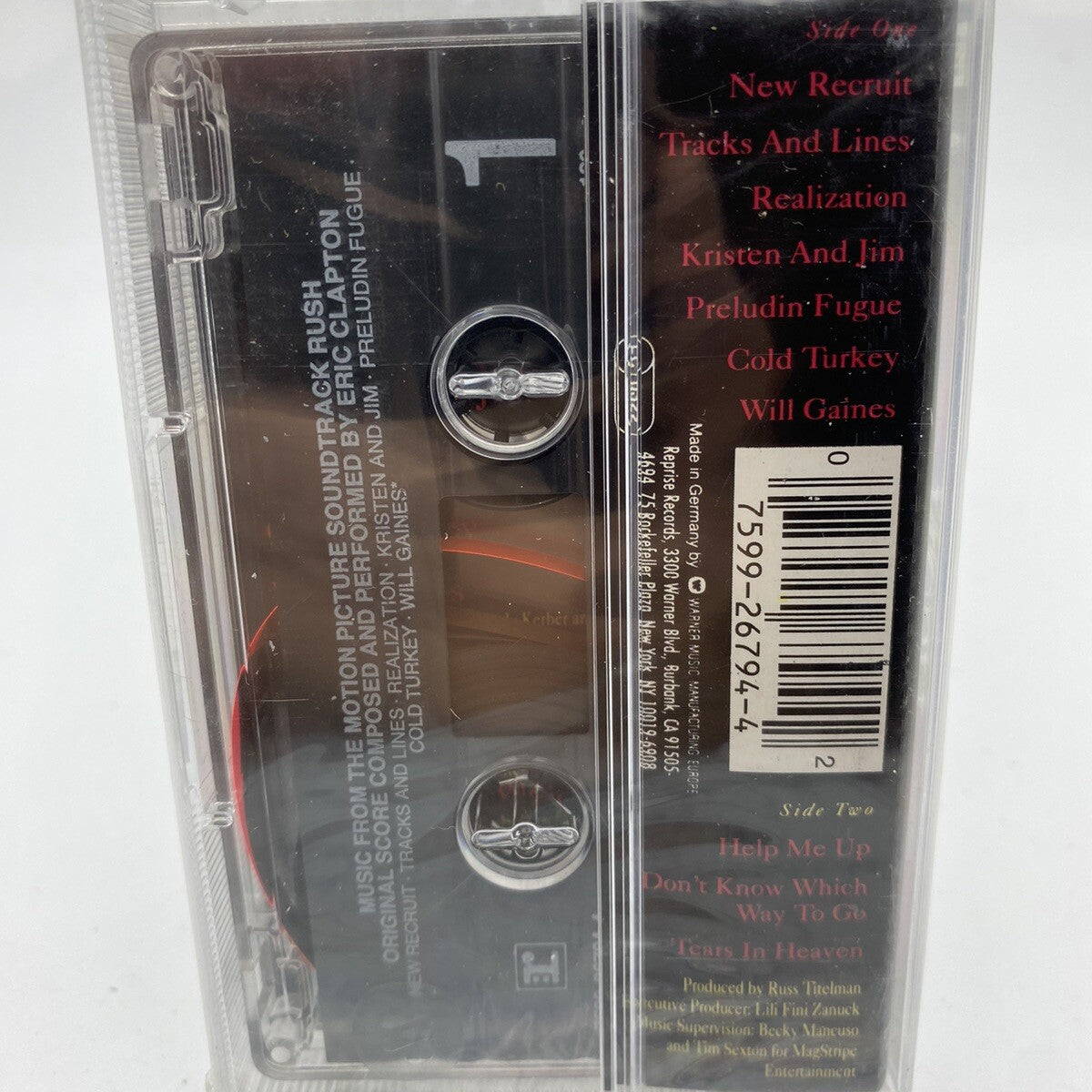 MUSICASSETTA Tape SS ERIC CLAPTON - RUSH – OST Rock