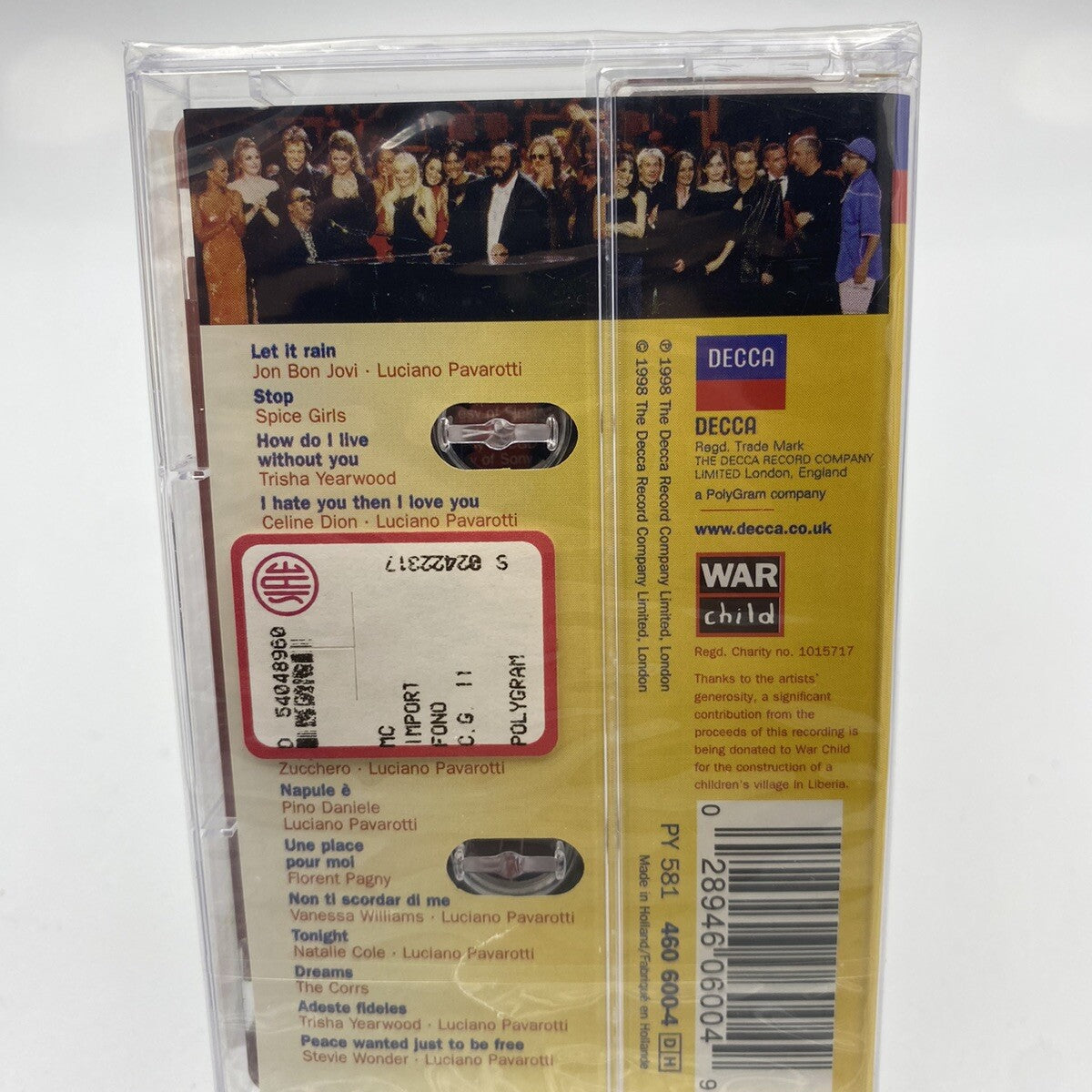 MUSICASSETTA Tape SS Luciano Pavarotti – Pavarotti E Friends For The C Classica
