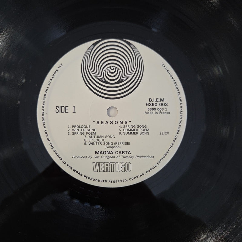 LP Magna Carta - Seasons 6360 003 Folk  Music 1970 Made In France