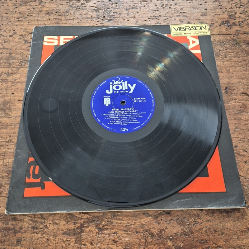 LP Enzo Jannacci - Sei Minuti All'alba LPJ 5071 Musica Italiana Vinile