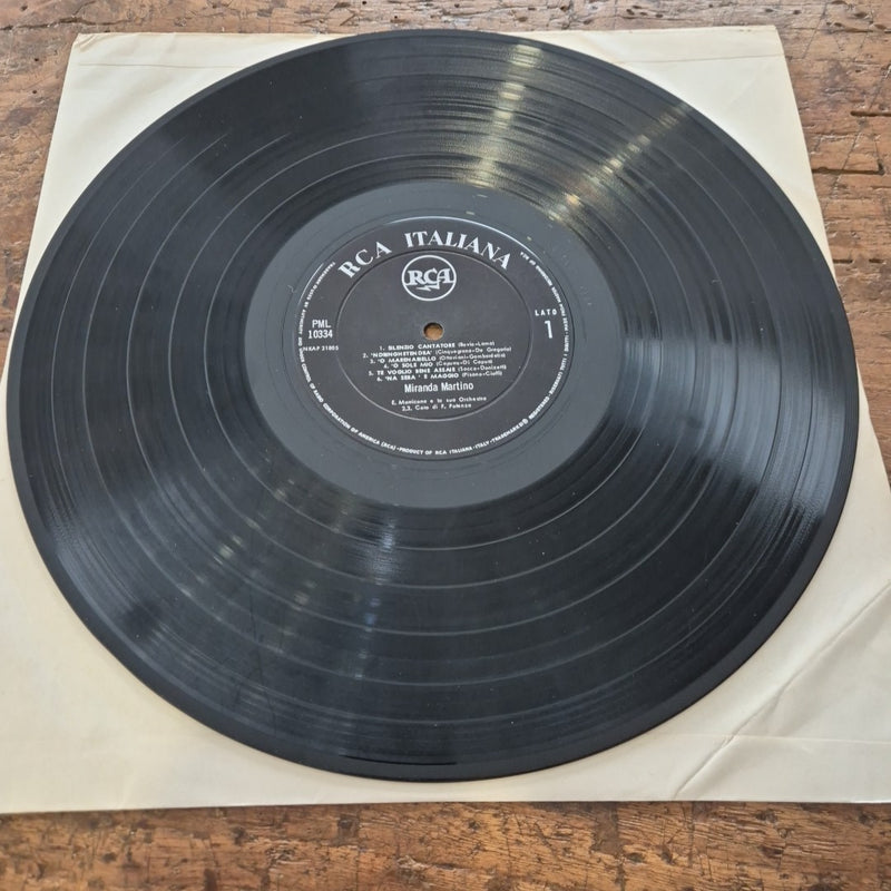 LP Miranda Martino - Napoli PML 10334 Musica Italiana Vinile Italy