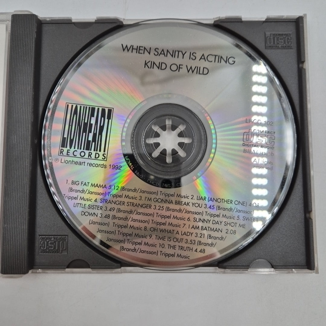 CD rock Two Rocks When Sanity Is Acting Kind Of Wild 1992 LHCD 102
