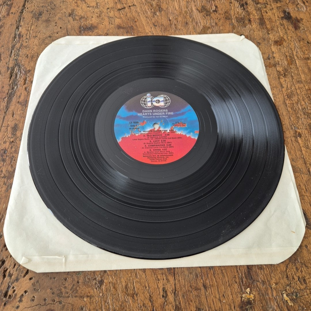 LP Dann Rogers - Heart Under Fire I.A-5000 Musica Rock Pop Vinile Savannah