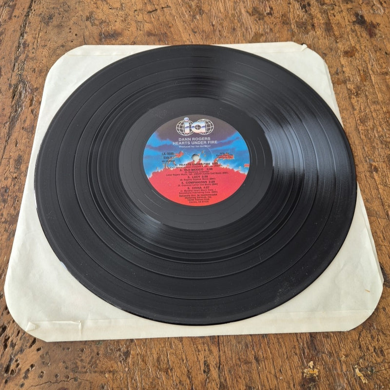 LP Dann Rogers - Heart Under Fire I.A-5000 Musica Rock Pop Vinile Savannah