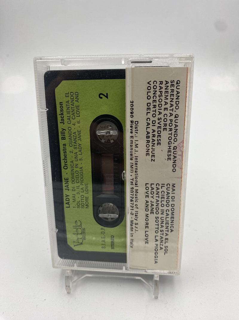 MUSICASSETTA Tape VG Billy Jackson e la sua Orchestra – Lady Jane Classica