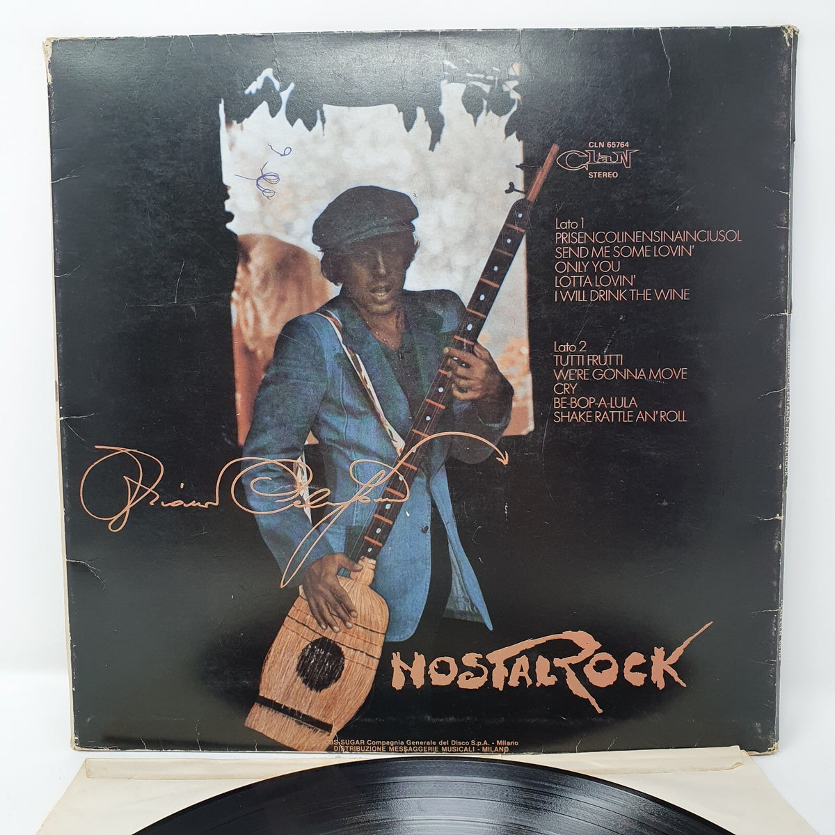 LP Adriano Celentano – Nostalrock CLN65764 Trifold Italy 1973