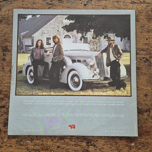 LP Bee Gees - Living Eyes 2394 301 Made In Italy 1981 Musica Rock Pop Vinile 12
