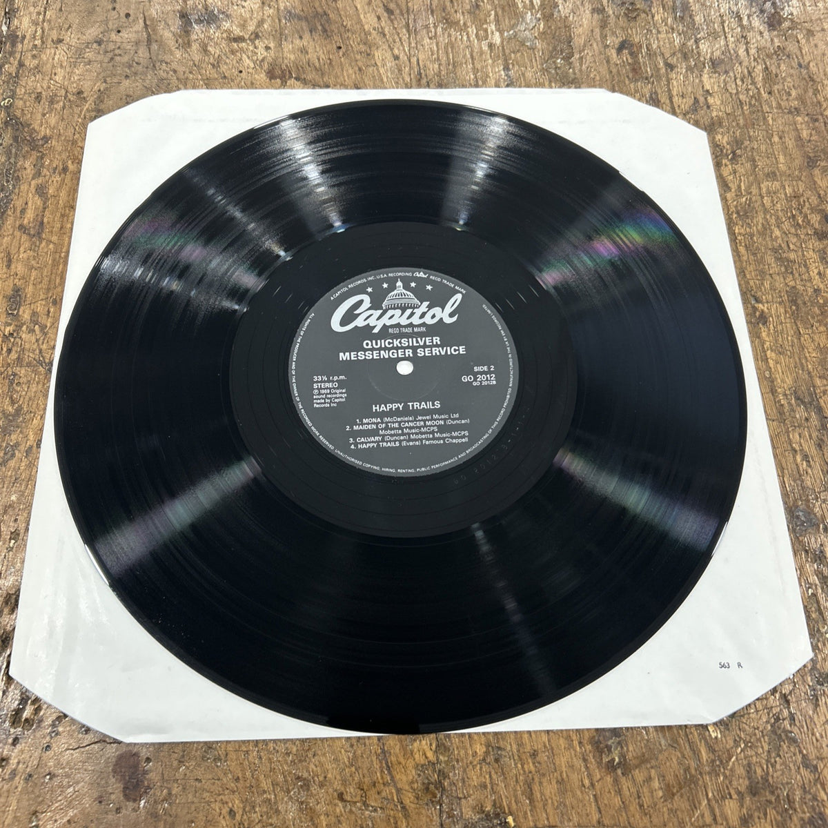 LP Quicksilver Messenger Service - Happy Trails GO 2012 Vinile 1969 Acid Rock
