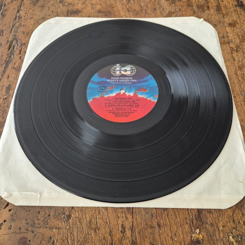 LP Dann Rogers - Heart Under Fire I.A-5000 Musica Rock Pop Vinile Savannah