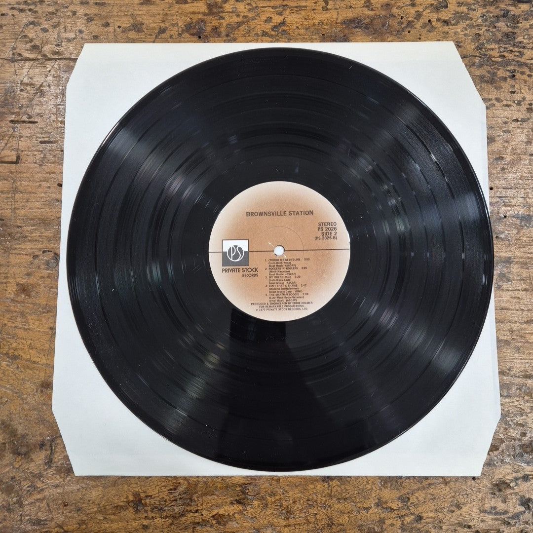 LP Brownville Station PS 2026 Printed In USA 1977 Musica Rock Vinile
