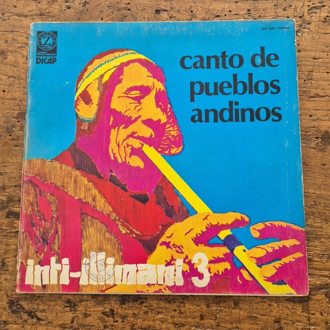LP Inti-illimani 3 Canto De Pueblos Andinos VPA 8227 Folk Country Vinile 12