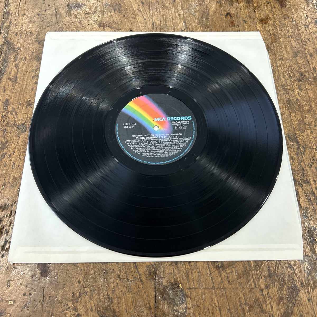2 LP More - American Graffiti AMCAL 24056 Vinile 1985 Made In Italy Pop Rock