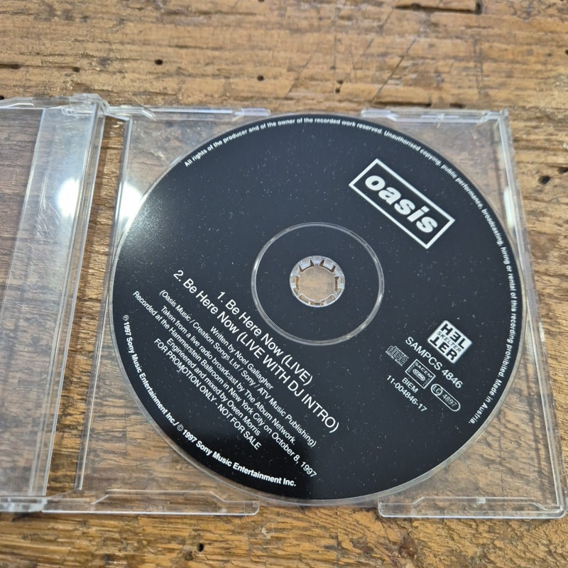 CD Oasis Be Here Now Live Dj Intro SAMPCS 4846 Musica Rock Pop Promo