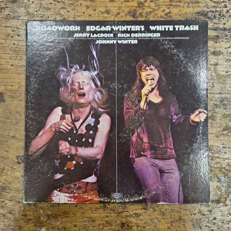 LP Edgar Winter's White Trash Roadwork KEG 31249 Electronic Rock Vinile