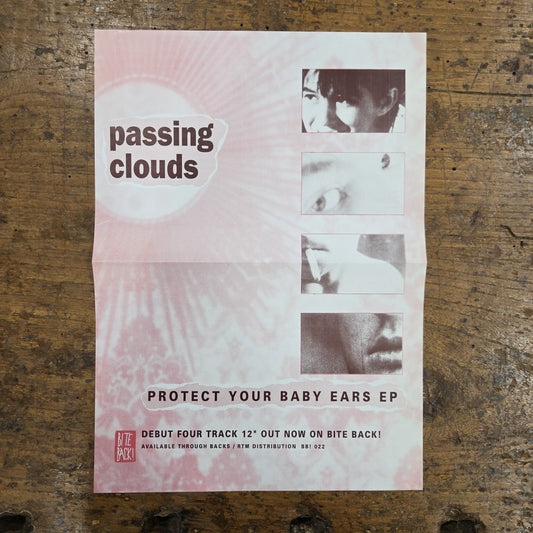 LP Passing Clouds - Protect Your Baby Ears BB! 022 1991 UK Rock Music Vinile