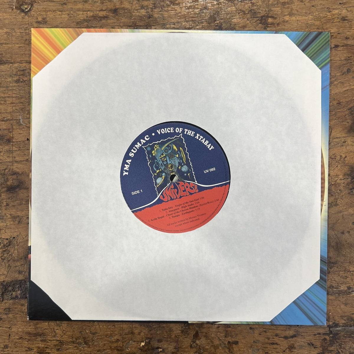 10" Vinyl Latin Yma Sumac – Voice Of The Xtabay Quechua Italy 2003