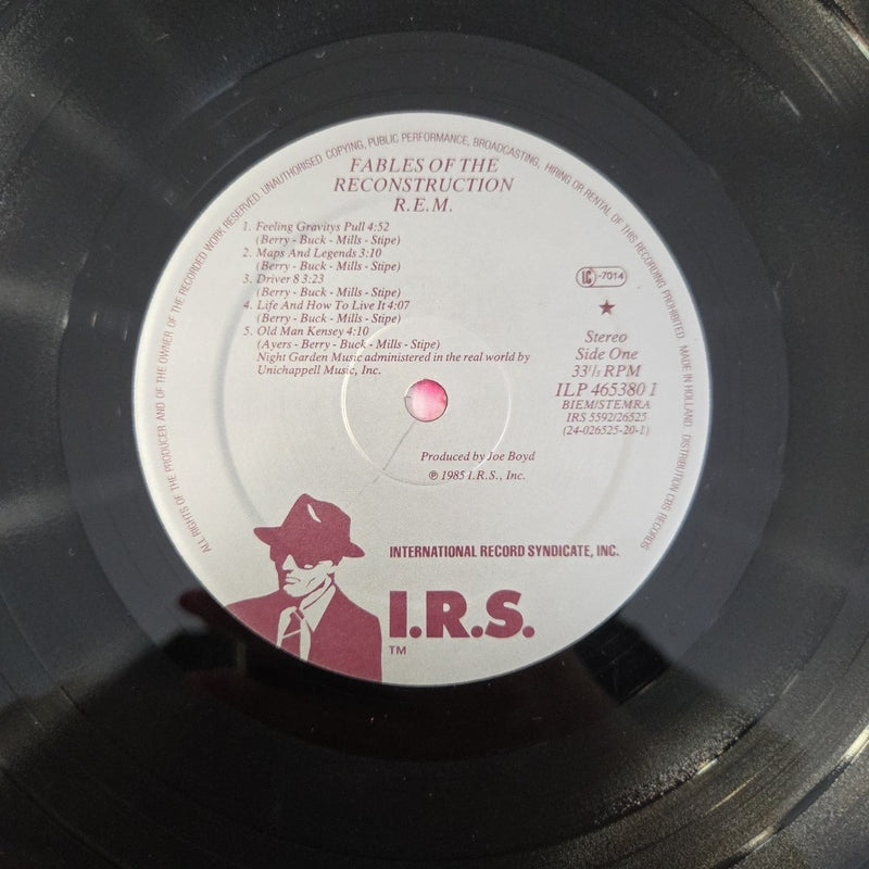 LP R.E.M. - Reconstruction Of The Fables ILP 465380 1 1985 I.R.S. Rock Vinile